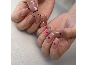 リノ 大阪本町店(lino)/バレンタインネイル