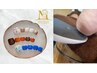 フット定額ジェルネイル11,800円+フット角質ケア　通常￥15800