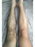 男性【ダブル脱毛】両足ALLワックス+足の光脱毛¥23,500→¥15,500
