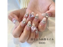 ミント(MINT)/キラキラ詰め込みネイル