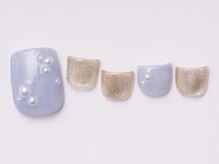 アイ ネイルズ 天神店(I nails)/うねうねチェック　￥8000