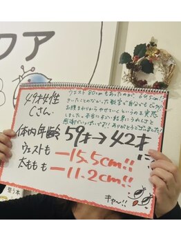 ハッピースマイル アクア(HAPPY SMILE アクア)/お客様のお声♪(開始10か月)