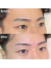 ラディーグ 渋谷店(La Digue)/【男性用】パラレルブロウブロウ