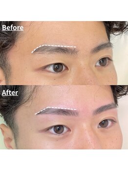 ラディーグ 渋谷店(La Digue)/【男性用】パラレルブロウブロウ