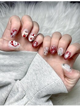 ハイビューティー 渋谷(Hi Beauty)/クリスマスネイルデザイン