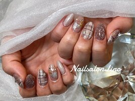 チェックネイル