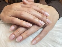 マットクリアネイルで自爪感！