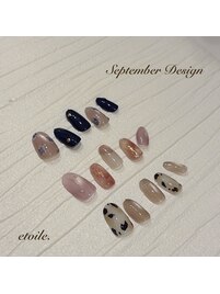 【Basic】9月10月定額デザイン
