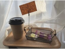 クレセント アイ アンド ネイル 大濠公園店(Crescent)/ドリンクサービス♪