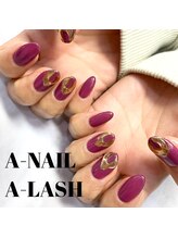エーネイル エーラッシュ(A-NAIL A-LASH)/定額ネイル【倉敷】