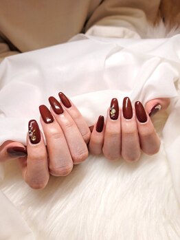 ビジュー(Bijou)/ロングネイル　ワンカラー