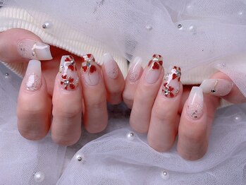 スノーネイルサロン 新宿店(Snow nail salon)/フラワーネイル