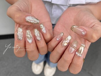 ユーティーネイル(Youty Nail)/ホワイトニュアンスネイル