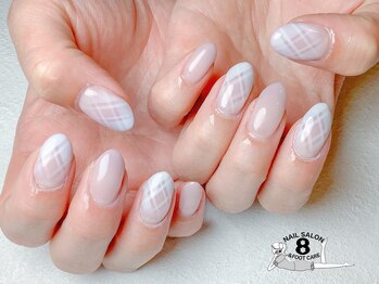 ネイルエイト 新百合ヶ丘(nail8)/シンプル　オフィスネイル