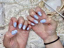 レアネイル 渋谷店(Le’a nail)/空or曇アートネイル