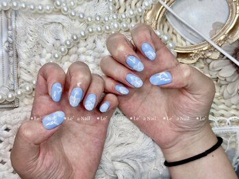 レアネイル 渋谷店(Le’a nail)/空or曇アートネイル