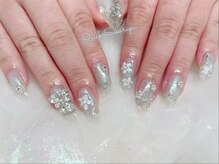 クイックスカルプ 新宿店(Quick Sukarupu)/水色ネイル