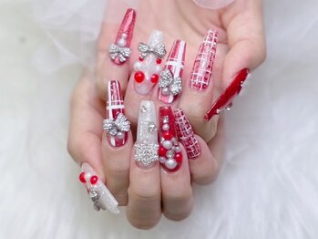 ラッキーネイル(lucky nail)/クリスマスネイル