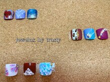 ジュエラ(Jewelux by trusty)/J nail◇フットデザインサンプル