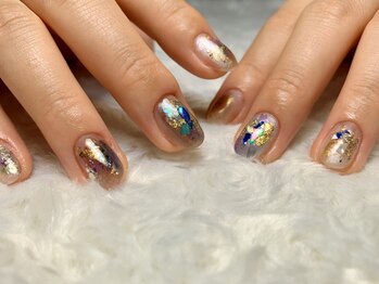 サロンドフォーエイチ(salon de 4H)/ニュアンスシェルアート★