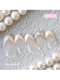 白フレンチネイル☆