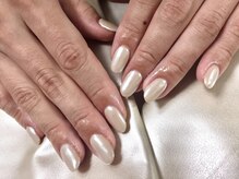 キキネイル 二子玉川(kikinail)/大人サテンネイル／上品ネイル