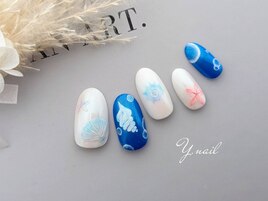 貝殻ネイル