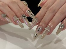 ネイルスタジオイー(nailstudio E)/【Runa】pink aurora.*:.°＊