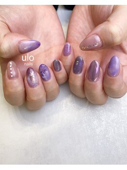 ウロネイルズ(ulo nails)/いろんなパープルネイル