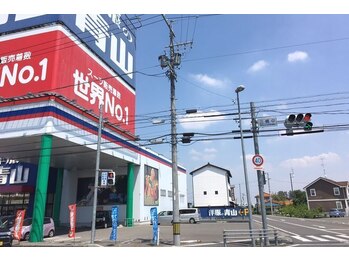 トモ 本巣店(TOMO)/道順２：三橋中の交差点を左折