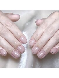 ワンカラ＋10粒ストーン