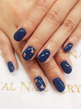 クリスタルネイル ゆめタウン博多店(CRYSTAL NAIL)/ブルーネイル