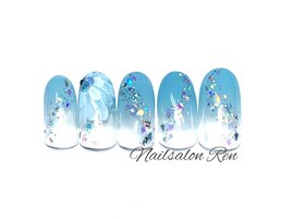 手描きシアーフラワー