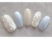 スリー 自由が丘(THREE)/ぷっくり雪の結晶