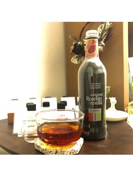 リラクゼーションサロン アイリス(IRIS)/コースの前後にハーブドリンク♪
