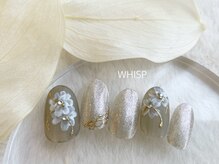 ウィスプ(WHISP)/手描きフラワー/ゴージャスD