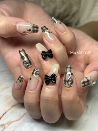 チェックネイル