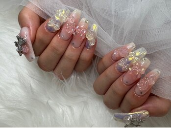 オーロラネイル(Aurora nail)の写真/スカルプ/長さだし/持ち込みデザインOK♪再現性×デザイン力であなたのわがままをとことん叶えます☆