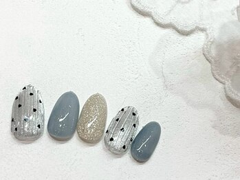 リベレ 福島店(LIBELLE)/マグネットストライプネイル