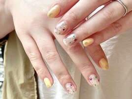 押し花ネイル
