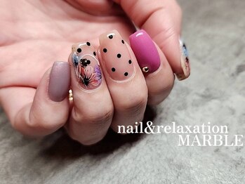 ネイルアンドリラクゼーション マーブル(MARBLE)の写真/[新規オフ無料]選ばれ続ける理由は『とにかく技術が高いから』持ち込みはもちろん多彩なアートが楽しめる！