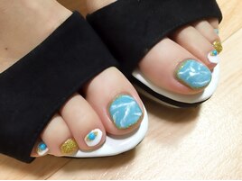 大理石ネイル