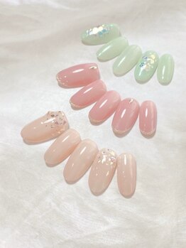 ネイルサロン イズ(NAIL SALON iS)の写真/【恵比寿1分】シンプルでも洗練されたデザインが大人気★定額コース¥6600～♪【2週間の無料保証】