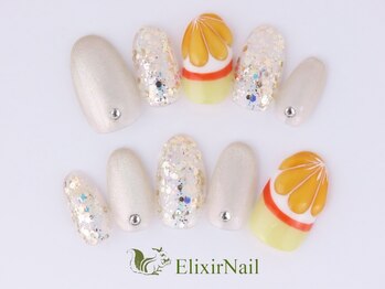 エリクサーネイル 神田(Elixir Nail)/シンプル / クーポン使用