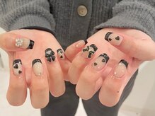 プラチナムドール 福岡大名店(PLATINUMDOLL)/フレンチガーリー夏ネイル赤坂