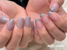 エールルーム 中目黒(aileroom)/フラッシュ ラメ フレンチ