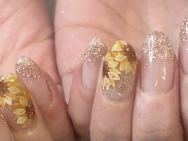 ひまわりネイル