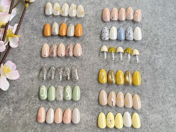 レアネイル(Lea nail)/【4月】シンプル定額デザイン