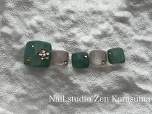 アイラッシュアンドネイルスタジオ ゼン カラスマ(eyelash&nail studio Zen Karasuma)/FOOT定額デザイン