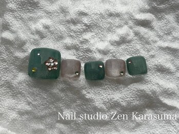 アイラッシュアンドネイルスタジオ ゼン カラスマ(eyelash&nail studio Zen Karasuma)/FOOT定額デザイン